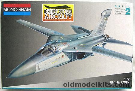 Monogram 1/72 EF-111A Raven - Desert Storm Aircraft 'Spirit of Idaho' or 'Desert Shield' Aircraft, 5475 plastic model kit